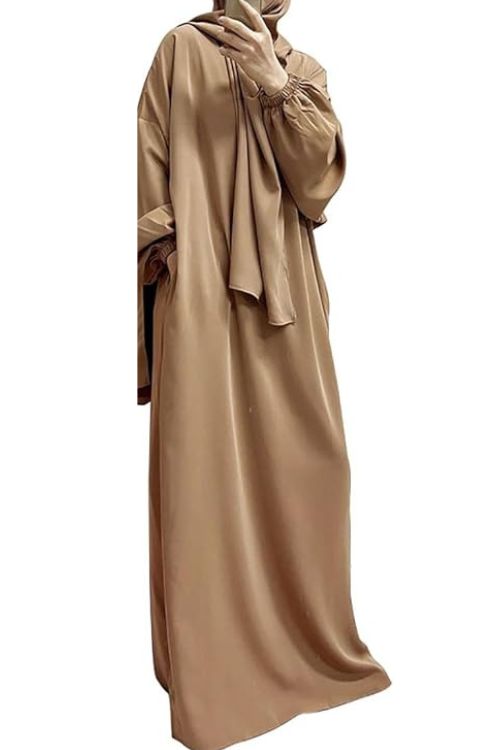 Modest Women's Prayer Dress - Lightweight, Long Sleeve Islamic Wear